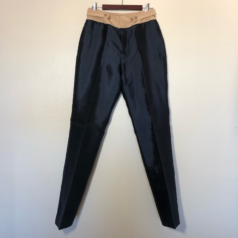 NEW Marc by Marc Jacobs Silk Trouser Pants - Navy